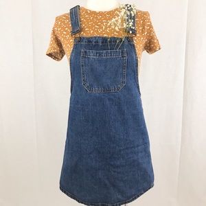 Denim Overall Dress